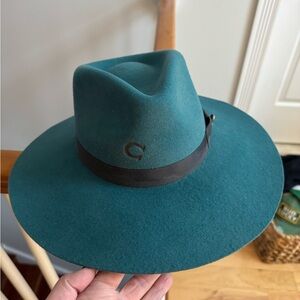 Green Fedora Hat